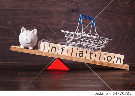 Inflation and piggy bank on seesaw 64770735