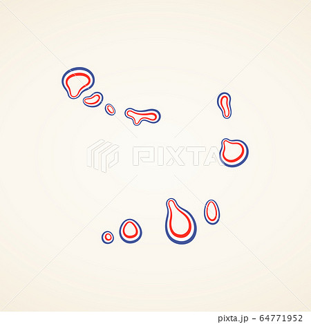 Cabo Verde - Outline Map 64771952