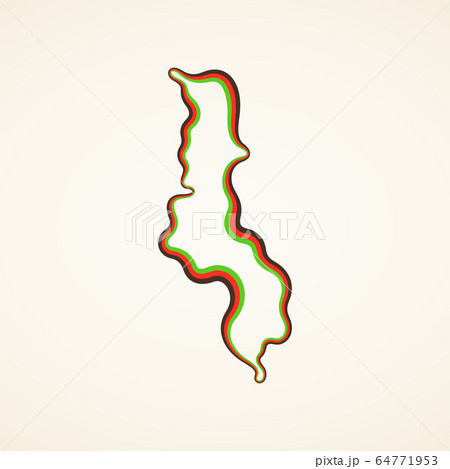 Malawi - Outline Map Malawi - Outline Map 64771953
