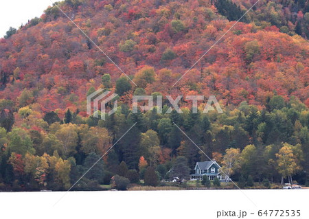 カナダのケベック州郊外のロレンシャン高原、モントロンブラン国立公園 64772535