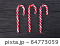 Striped Red Christmas Candy Canes 64773059