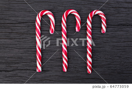 Striped Red Christmas Candy Canes 64773059