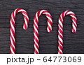 Striped Red Christmas Candy Canes 64773069