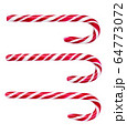 Striped Red Christmas Candy Canes 64773072