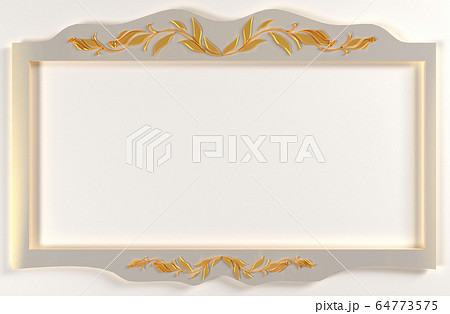 Foto frame 3D illustration 64773575