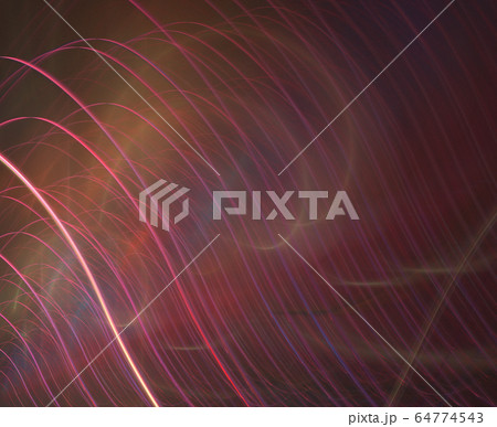 Abstract fractal pattern on black background 64774543