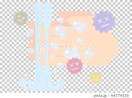 Wash your hands to prevent colds 64774558