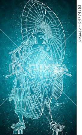 浮世絵 歌舞伎役者 その46 クリスタル 浮世絵 歌舞伎役者 その46 クリスタル 64774563