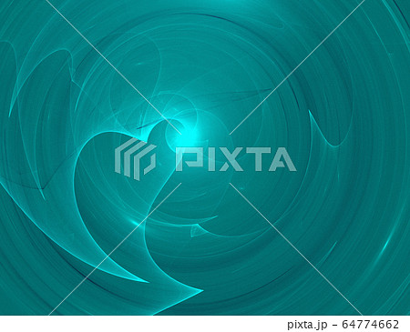 Abstract fractal pattern on black background 64774662