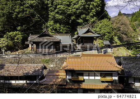 吹屋ふるさと村 辰口八幡神社 岡山県高梁市 吹屋ふるさと村 辰口八幡神社 岡山県高梁市 64774821