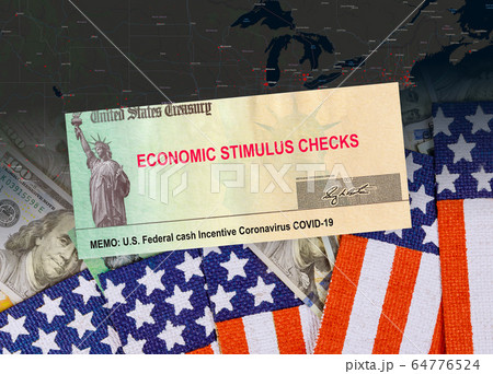 finishing touches on a stimulus bill USA dollar 64776524