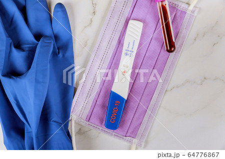 Coronavirus COVID-19 sample in vial rapid test 64776867