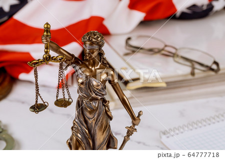 Lawyer business working notary signs the documents 64777718