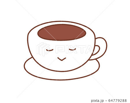 コーヒー 2 キャラのイラスト素材