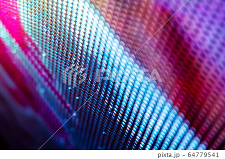 CloseUp LED blurred screen. LED soft focus 64779541