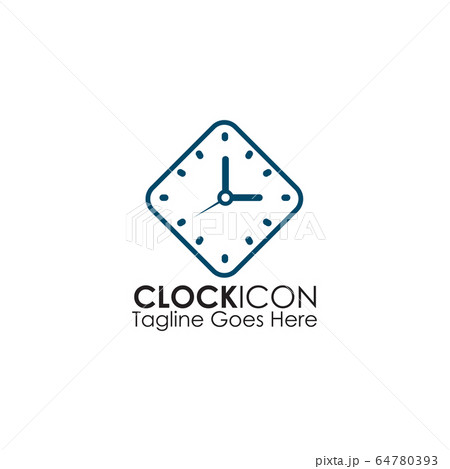 Clock icon logo design vector template Clock icon logo design vector template 64780393