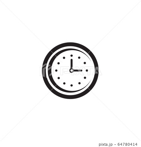 Clock icon logo design vector template Clock icon logo design vector template 64780414