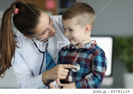 Young female specialist at work 64781124