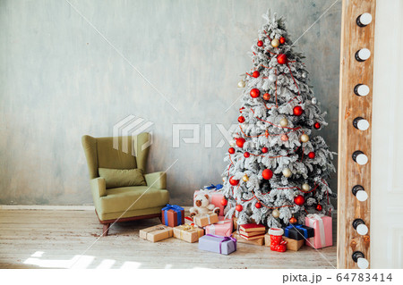 Christmas tree decor gifts new year holidays winter vintage 64783414