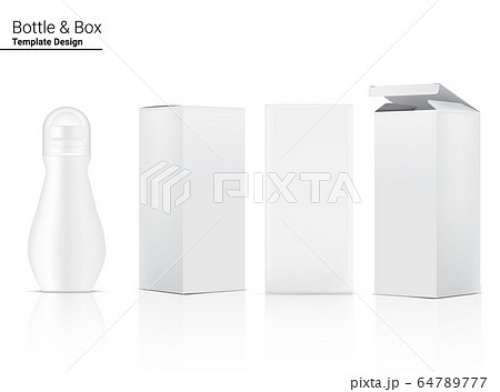 3D Deodorant Bottle Mock up Realistic Cosmetic and 64789777