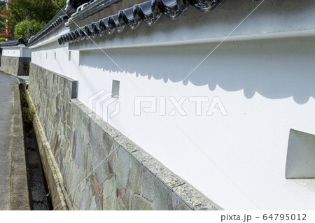 建物_パーツ、塀、築地塀 建物_パーツ、塀、築地塀 64795012