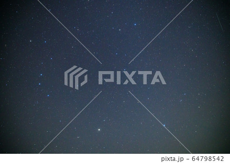 《星座写真》春の大曲線と北斗七星としし座 64798542