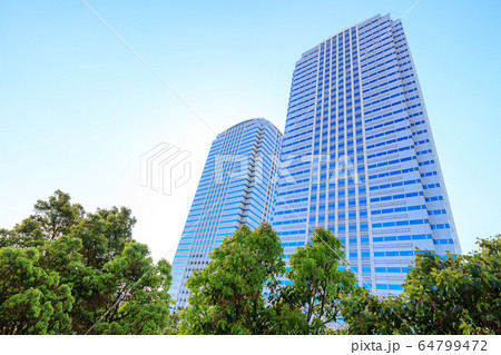 都市風景　海浜幕張ワールドビジネスガーデン 64799472
