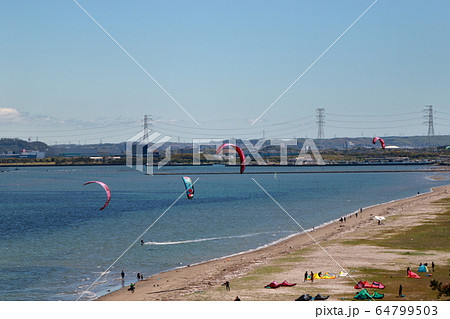 千葉県富津海岸展望台からの眺め 千葉県富津海岸展望台からの眺め 64799503