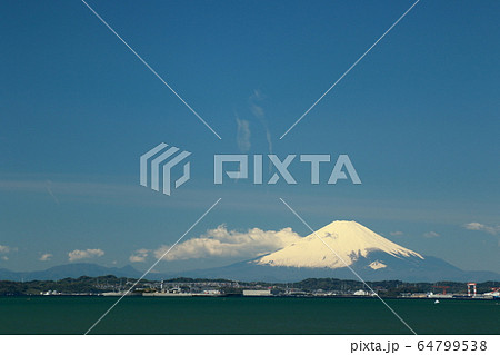 千葉県富津海岸展望台からの眺め 千葉県富津海岸展望台からの眺め 64799538