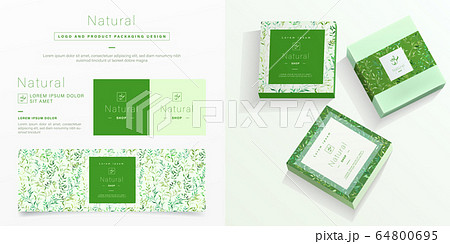 Floral packaging design template. Floral packaging design template. 64800695