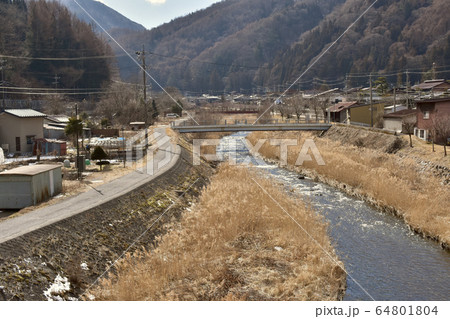 木曽路 奈良井宿の風景 木曽路 奈良井宿の風景 64801804