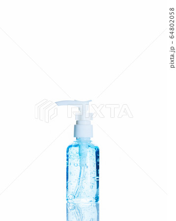 Hand sanitizer bottle or alcohol gel isolated on 64802058