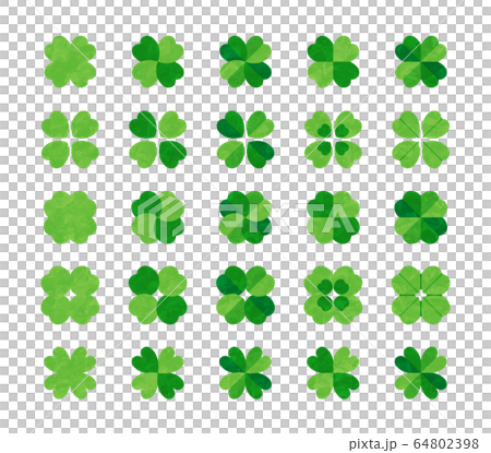 Four leaf clover watercolor style icon illustration Four leaf clover watercolor style icon illustration 64802398