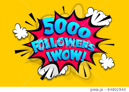 5000 followers thank you for media like 64802940