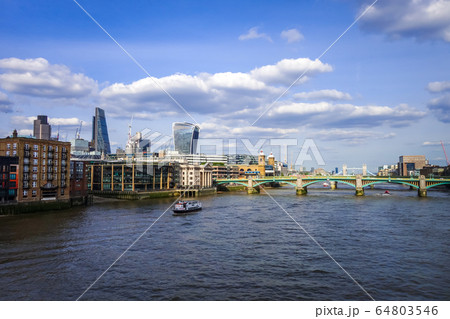 London view from Thames river, UK London view from Thames river, UK 64803546
