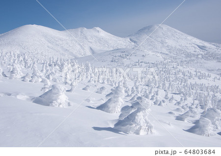 八甲田山の樹氷 八甲田山の樹氷 64803684