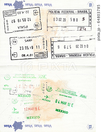 Stamps of Turkey, Brazil and Mexico in French passport Stamps of Turkey, Brazil and Mexico in French passport 64803785