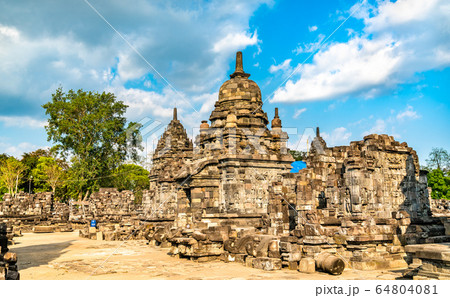 Sewu Temple at Prambanan in Central Java, Indonesia 64804081