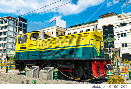 Diesel locomotive monument in Yogyakarta, Indonesia Diesel locomotive monument in Yogyakarta, Indonesia 64804203