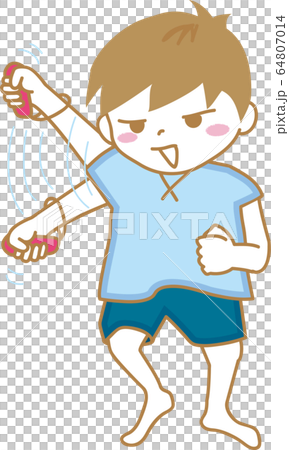 ゲーム少年　コントローラーを振って遊ぶゲーム　壊れやすいリモコン 64807014