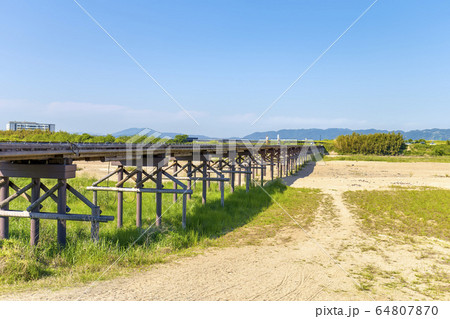 流れ橋　(5月　こうづやばし　京都) 64807870