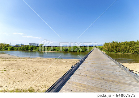 流れ橋　(5月　こうづやばし　京都) 64807875
