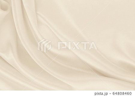 Smooth elegant golden silk or satin luxury cloth 64808460