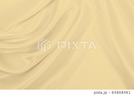 Smooth elegant golden silk or satin luxury cloth Smooth elegant golden silk or satin luxury cloth 64808461