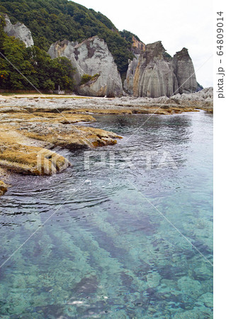 青森県/ 仏ヶ浦 仏ヶ浦港・桟橋付近 青森県/ 仏ヶ浦 仏ヶ浦港・桟橋付近 64809014