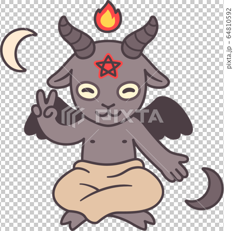 Cute cartoon Satanのイラスト素材 [64810592] - PIXTA