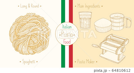 Cooking italian food Sphagetti Pasta Capellini , 64810612