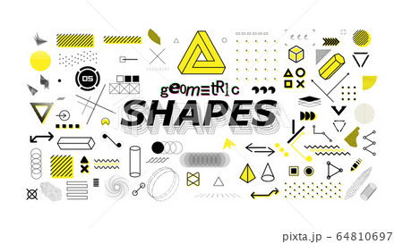 Neo memphis geometric shapes collection 64810697
