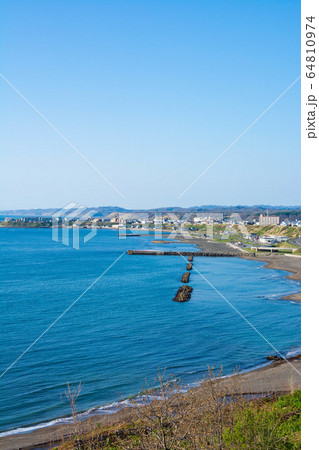 青い海と青空 留萌 青い海と青空 留萌 64810974