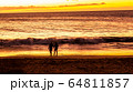 夕焼け 夕日 空 64811857
